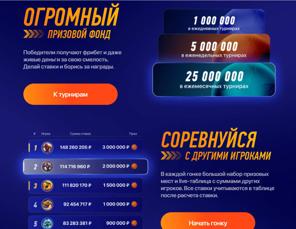 Гонки BetRace от Winline