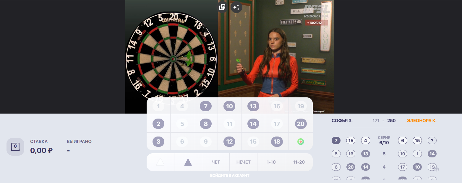 дартс Винлайн