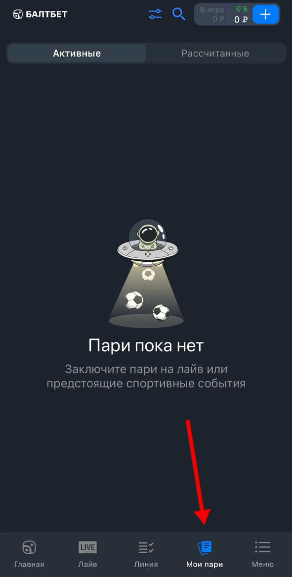 История ставок в Балтбет История ставок в Балтбет