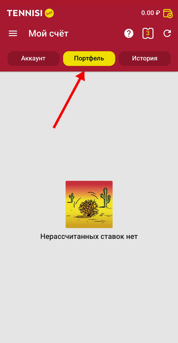 История ставок в Тенниси