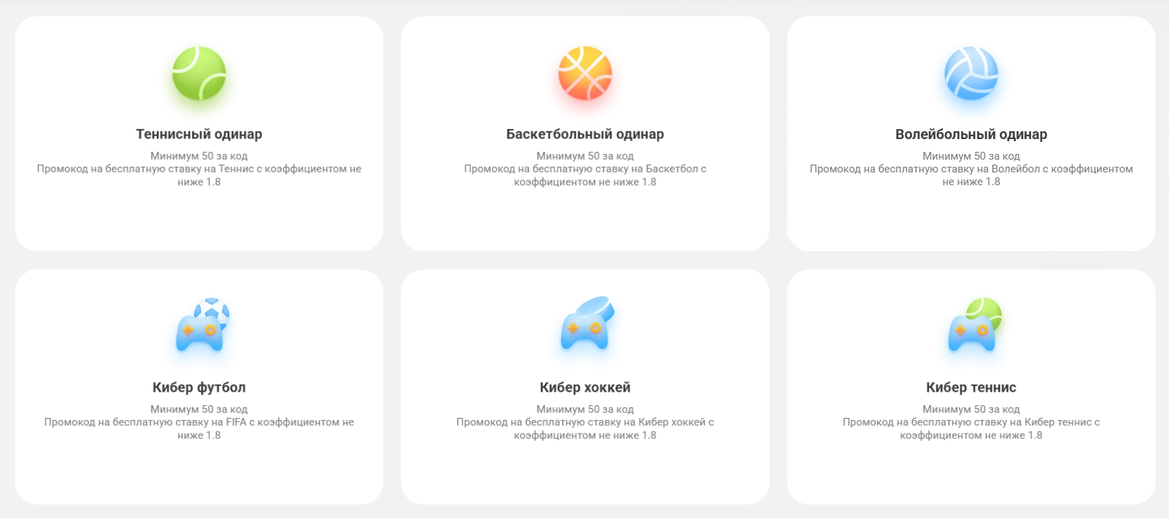 Витрина промокодов Melbet